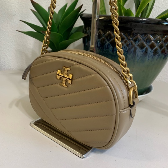 💕👜 TORY BURCH Crossbody Tan Leather Bag - Picture 3 of 13